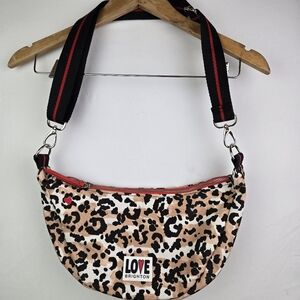 Brighton Spotted Love Swing Bag - Love Brighton Tag - Leopard Print